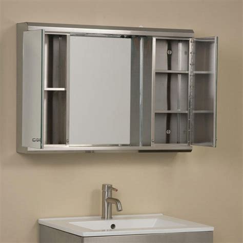 Stainless Steel Surface Wall Mount Medicine Cabinet 